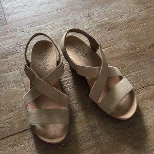 LifeStride Soft System wedge sandals size 5